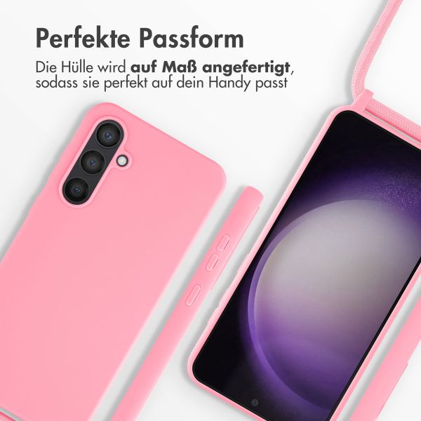 imoshion SilikonHülle mit Band Samsung Galaxy S23 FE - Rosa