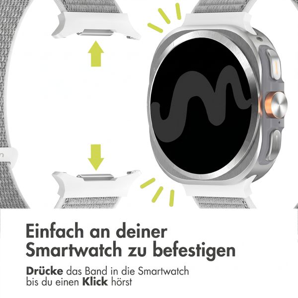 imoshion Nylonarmband für Samsung Galaxy Watch Ultra (2024/2025) - Seashell