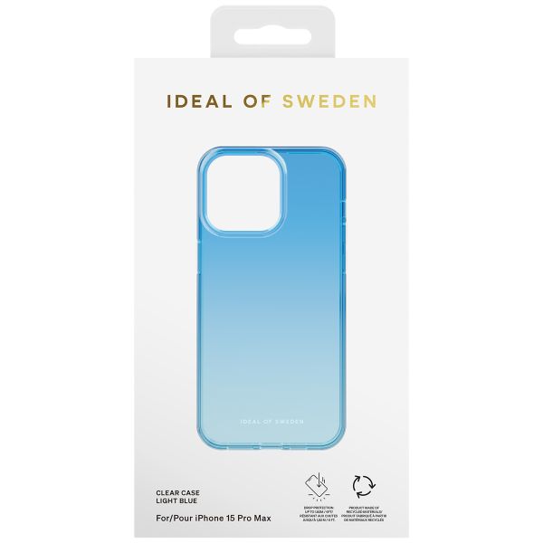 iDeal of Sweden Clear Case für das iPhone 15 Pro Max - Light Blue