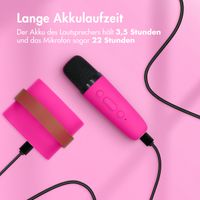 imoshion Kids Karaoke-Set - Lautsprecher und Mikrofon - Hot Pink