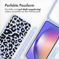 imoshion SilikonHülle design mit Band Samsung Galaxy A54 (5G) - Animal Lila