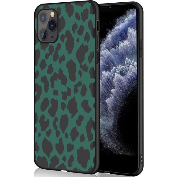 imoshion Design Hülle iPhone 11 Pro - Leopard - Grün / Schwarz