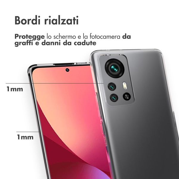 Accezz Clear TPU Backcover Xiaomi 12 Pro - Transparent