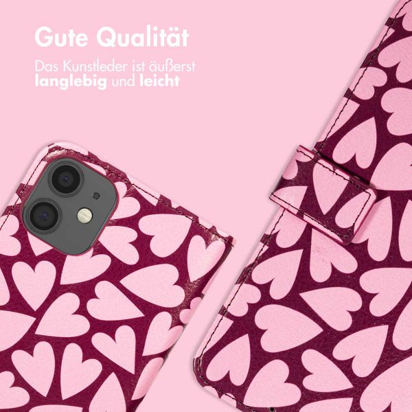 imoshion Design Klapphülle Apple iPhone 12 (Pro) - Hearty Blush