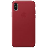 Apple Leder-Case Red für das Apple iPhone X(s)