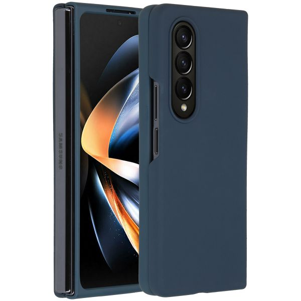 Accezz Liquid Silikoncase für das Samsung Galaxy Z Fold 4 - Dunkelblau