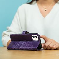 imoshion Mandala Klapphülle für das Samsung Galaxy S25 Ultra - Violett