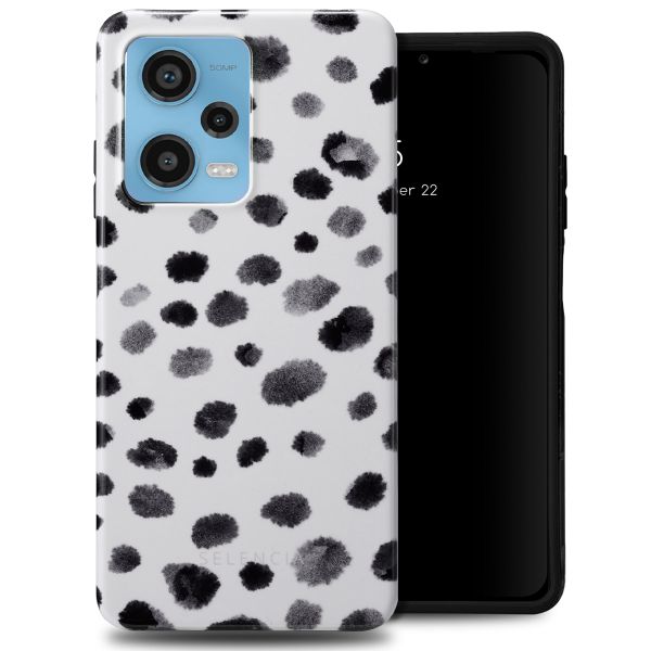 Selencia Vivid Tough Back Cover für das Xiaomi Redmi Note 12 Pro - Trendy Leopard