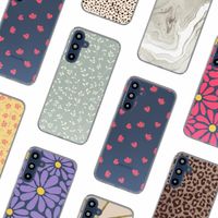 imoshion  Design Hülle für das Samsung Galaxy A16 - Smoke Green Flowers