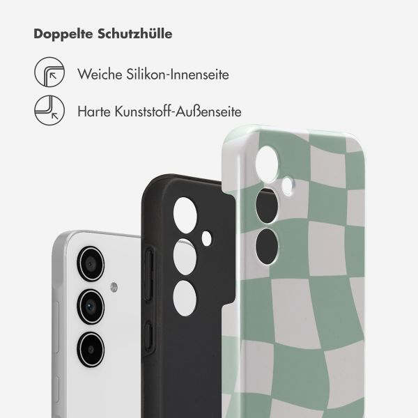 Selencia Vivid Back Cover Samsung Galaxy A35 - Groovy Sage Green