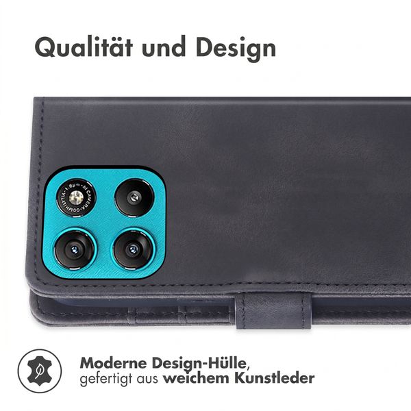 imoshion Klapphülle mit Kordel Motorola Moto G77 - Schwarz