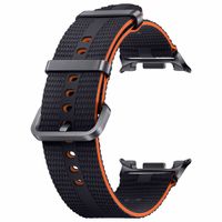 Samsung Original Athleisure Armband für das  Samsung Galaxy Watch 8 (40/44mm) / Classic (46mm) - M/L - Graphite