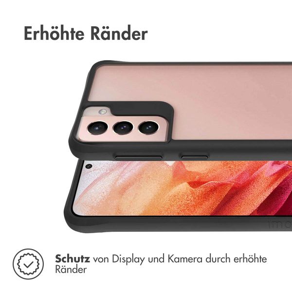 imoshion Rugged Hybrid Case Samsung Galaxy S21 - Schwarz