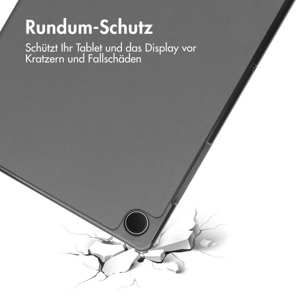 imoshion Trifold Klapphülle Samsung Galaxy Tab A9 Plus - Grau