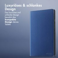 Accezz Classic Klapphülle Samsung Galaxy Tab A9 Plus - Dunkelblau
