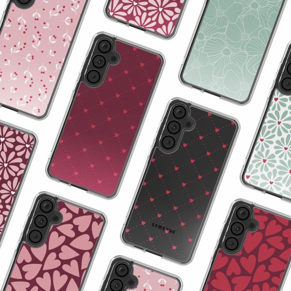 imoshion Design Hülle Samsung Galaxy A55 - Crush Check Coral Dust