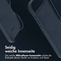 Accezz MagSafe Leather Backcover Apple iPhone Air - Nightfall Blue