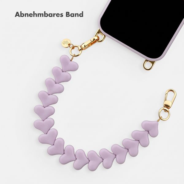 Selencia Lova Herz-Handgelenkbande - Muted Mauve