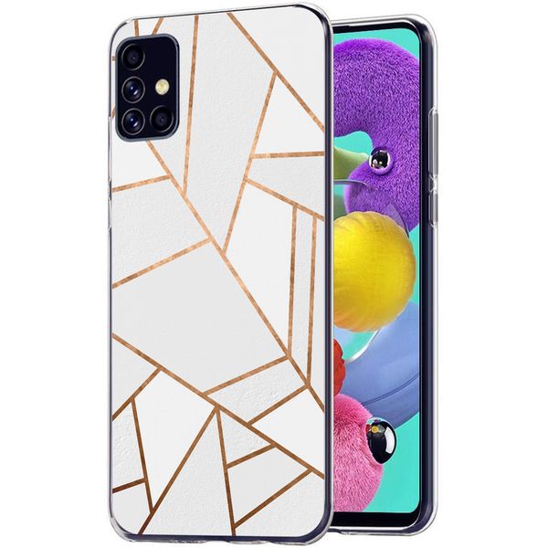 imoshion Design Hülle für das Samsung Galaxy A51 - White Graphic