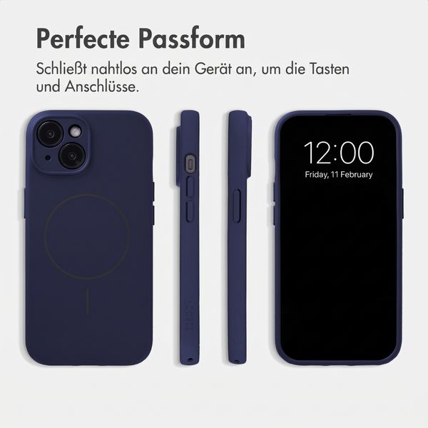 Accezz Grip Backcover mit MagSafe Apple iPhone 15 - Dunkelblau
