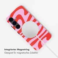 Selencia Vivid Rückabdeckung mit MagSafe Samsung Galaxy S24 - Dream Swirl Pink
