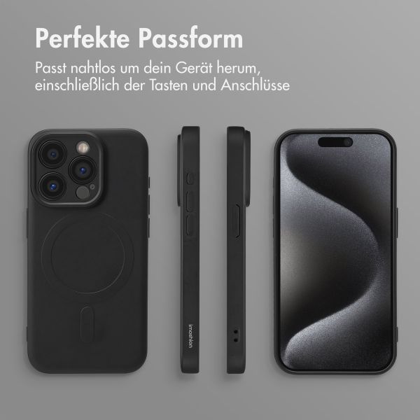 imoshion Color Back Cover mit MagSafe für das iPhone 15 Pro - Schwarz