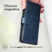imoshion Luxuriöse Klapphülle Oppo A53 / Oppo A53s - Dunkelblau