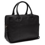 The Chesterfield Brand Boston Laptoptasche 15-15.6 Zoll - Echtes Leder - Schwarz