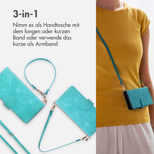 imoshion Klapphülle mit Kordel Apple iPhone 16 - Türkis