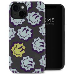 Selencia Vivid Rückabdeckung mit MagSafe Apple iPhone 14 - Wavy Smiley Green