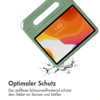 imoshion Kindersichere Schutzhülle mit abnehmbaren Ansteckern Samsung Galaxy Tab A11 Plus / A9 Plus - Olive Green