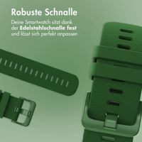 imoshion Sport-Silikonarmband mit Schnalle - Universelle 20 mm Anschluss - Dunkelgrün