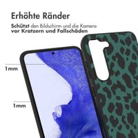 imoshion Design Hülle für das Samsung Galaxy S23 Plus - Leopard - Grün / Schwarz