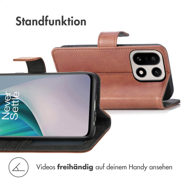 imoshion Luxuriöse Klapphülle OnePlus 15 - Braun