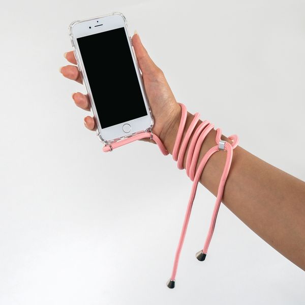 imoshion Transparentes Backcover mit Band Samsung Galaxy A50 / A30s - Rosa