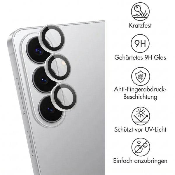 imoshion 2er-Pack Objektivschutz für Kamera für das Samsung Galaxy S26 / S26 Plus - Silver Shadow