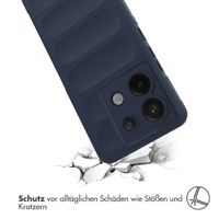 imoshion EasyGrip Back Cover für das Xiaomi Redmi Note 13 Pro (5G) - Dunkelblau