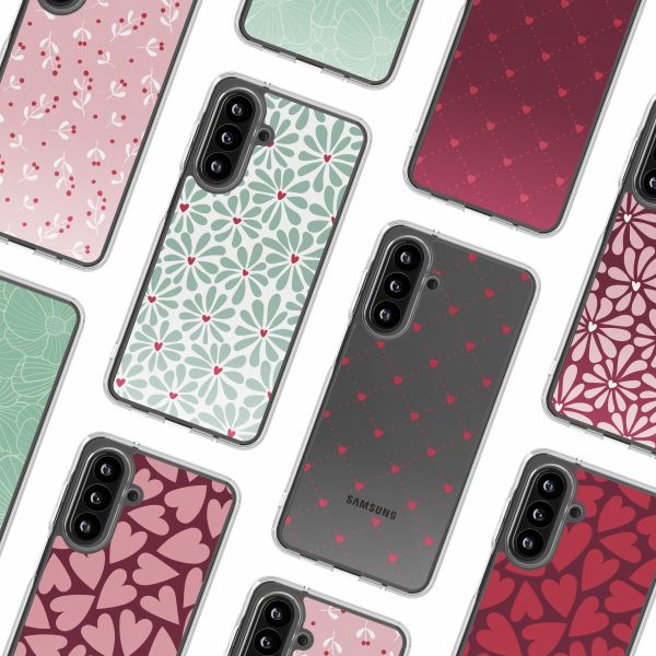 imoshion Design Hülle Samsung Galaxy A17 - Bloom Love Sage Green