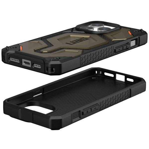 UAG Monarch Pro Backcover für das iPhone 15 Pro Max - Kevlar Element Green