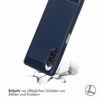 imoshion Brushed Back Cover Sony Xperia 10 V - Dunkelblau