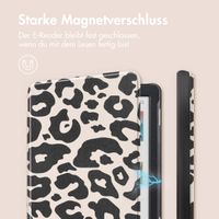 imoshion Design Slim Hard Case Klapphülle Kobo Clara Colour / BW - Leopard