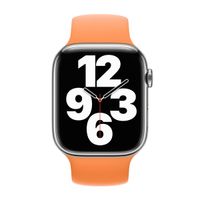 Apple Silikon Solo Loop für das  Apple Watch | 38/40/41/42 mm - Größe 7 - Marigold
