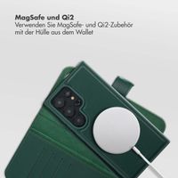 Selencia Olyn Abnehmbare Bookcase mit MagSafe Samsung Galaxy S24 Ultra - Grün
