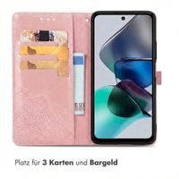 imoshion Mandala Klapphülle Motorola Moto G13 / G23 - Rosé gold