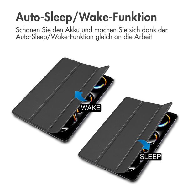 imoshion Trifold Klapphülle Apple iPad Pro 11 (2024) M4 - Schwarz