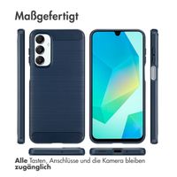 imoshion Brushed Back Cover für das Samsung Galaxy A16 5G - Dunkelblau