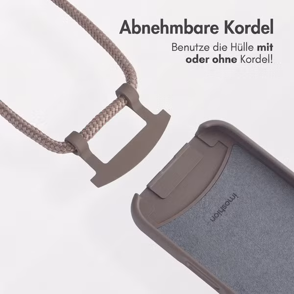 imoshion Color Backcover mit abnehmbarem Handykette und MagSafe Samsung Galaxy S26 Ultra - Black Coffee