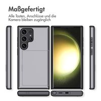 imoshion Backcover mit Kartenfach Samsung Galaxy S24 Ultra - Grau