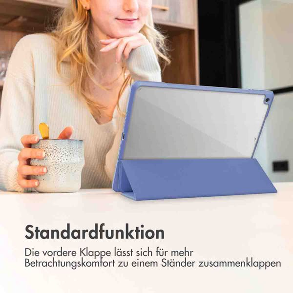 imoshion Trifold Hardcase Klapphülle Apple iPad 11 (2025) 11 Zoll A16 / iPad 10 (2022) 10.9 Zoll - Violett