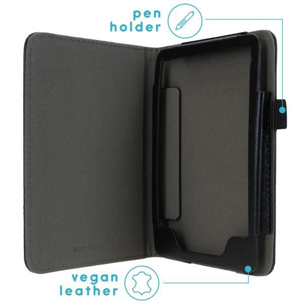 imoshion Vegan Leather Klapphülle Amazon Kindle (2024) / Amazon Kindle (2022) 11th gen - Schwarz